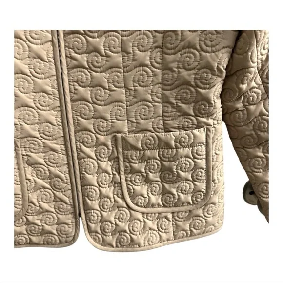 Gallery Tan Quilted Women's Jacket Size M - Picture 3 of 7